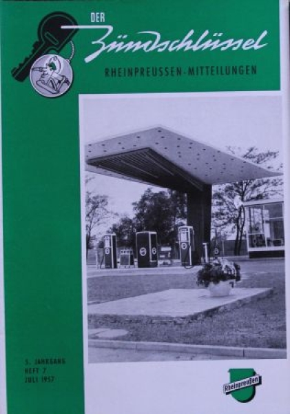 Rheinpreussen "Der Zuendschluessel" Gasstation-Magazine 1957 (1832)